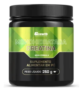 Creatina Monohidratada 250g Growth Supplements – Sem sabor em Pó