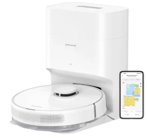 DREAME D10 Plus Gen 2 Robô Aspirador e Mop com Base de Autolimpeza para 90 Dias de Limpeza, Sucção de 6000 Pa e Navegação LiDAR, Desvio de Obstáculos, Conexão Wi-Fi, 127v