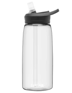 Garrafa de água CamelBak Eddy+ com renovação Tritan – Com canudo, 946 ml, transparente