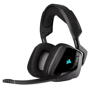 Headset Gamer Sem Fio Corsair Void Elite Wireless, RGB, Surround 7.1, Drivers 50mm, Carbono – CA-9011201-NA