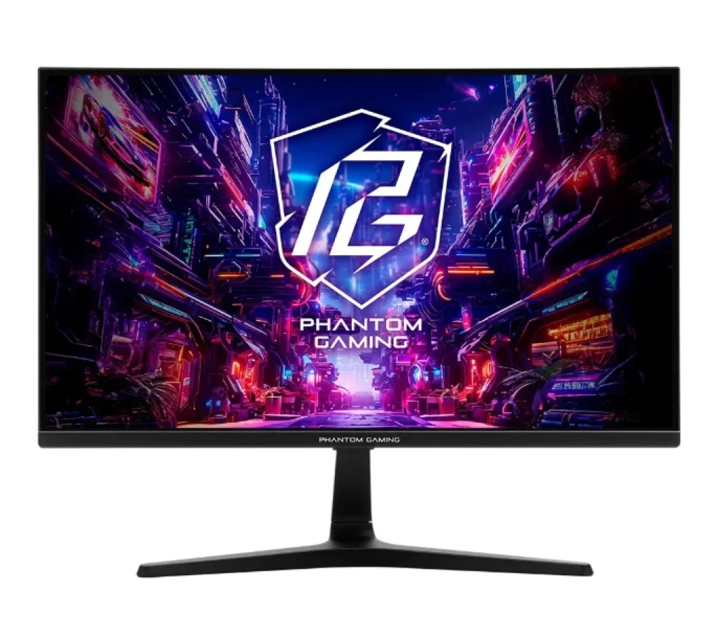Monitor Gamer ASRock Phantom 25″, FHD, 180Hz, 1ms, IPS, FreeSync Premium, DisplayPort e HDMI, Preto – PG25FFT