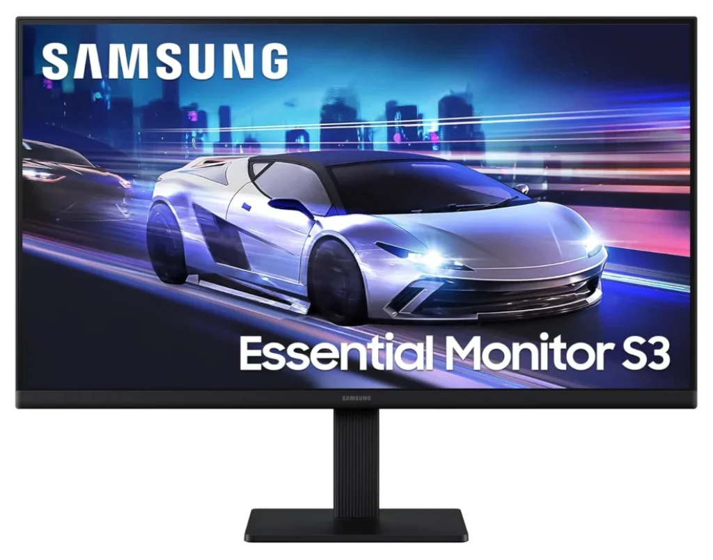 Monitor Gamer Samsung S3 24″ FHD, 120 Hz, IPS, Eye Saver, HDMI, DP, – LS24F320GALMZD