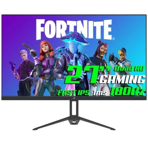 Monitor Gamer SuperFrame Precision, 27 Pol, Flat, Quad HD, Fast IPS, 1ms, 180Hz, 128% sRGB, FreeSync, HDMI/DP, Preto – SFPCFB-27180-QHD-PRO