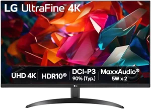 Monitor LG UltraFine™ 32UR500K-B Tela 4K UHD 32”, HDR10, MaxxAudio, Dynamic Action Sync, Black Stabilizer, HDMI