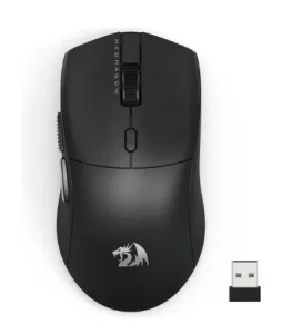 Mouse Gamer Redragon Neva Pro Wireless Preto Ultraleve 54g PAW3395 26000 DPI Preto
