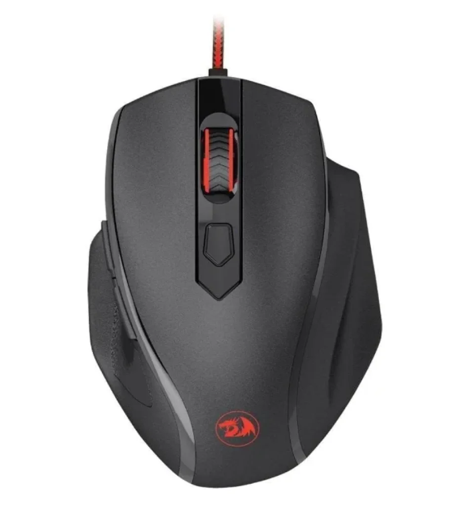 Mouse Gaming Redragon Tiger 10000 DPI, LED, Sensor PixArt 3325 de alta qualidade, USB – M709-1