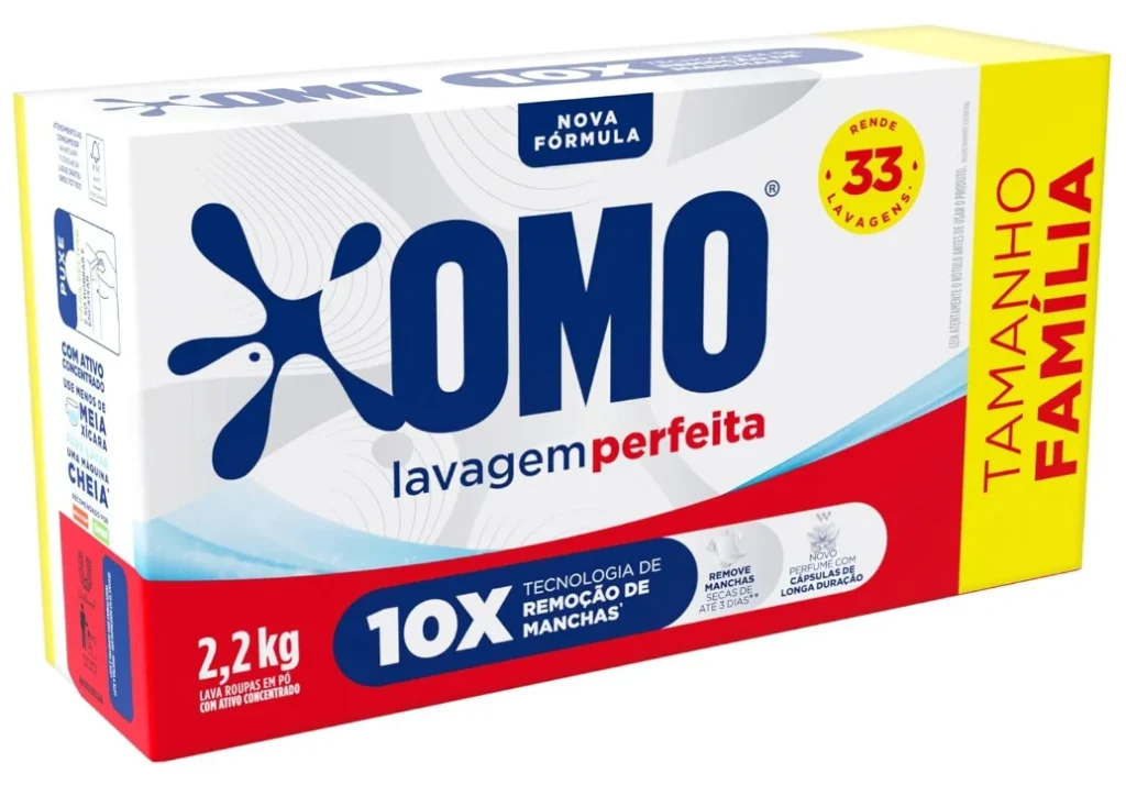 Omo Sabão em Pó Lavagem Perfeita 2,2kg
