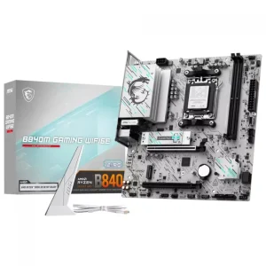 Placa Mãe MSI B840M Gaming WiFi6E, Chipset B840, AMD AM5, mATX, DDR5, B840M GAMING WIFI 6E