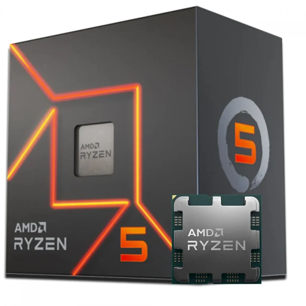 Processador AMD Ryzen 5 8500G, 3.5 GHz (5.0GHz Max Turbo), Cachê 6MB, 6 Núcleos, 12 Threads, AM5, Vídeo Integrado – 100-100000931BOX
