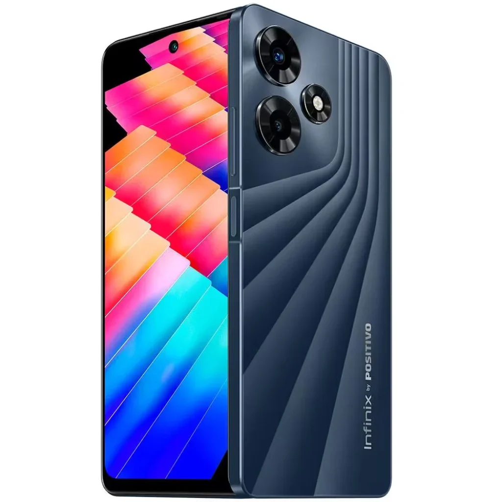 Smartphone INFINIX HOT 30 4G – 8GB de RAM 256GB, 50MP e 8MP, Carregamento Rápido 33W, Bateria 5000mAh, Tela 6,78” FHD+ 90Hz, Dual Chip Preto