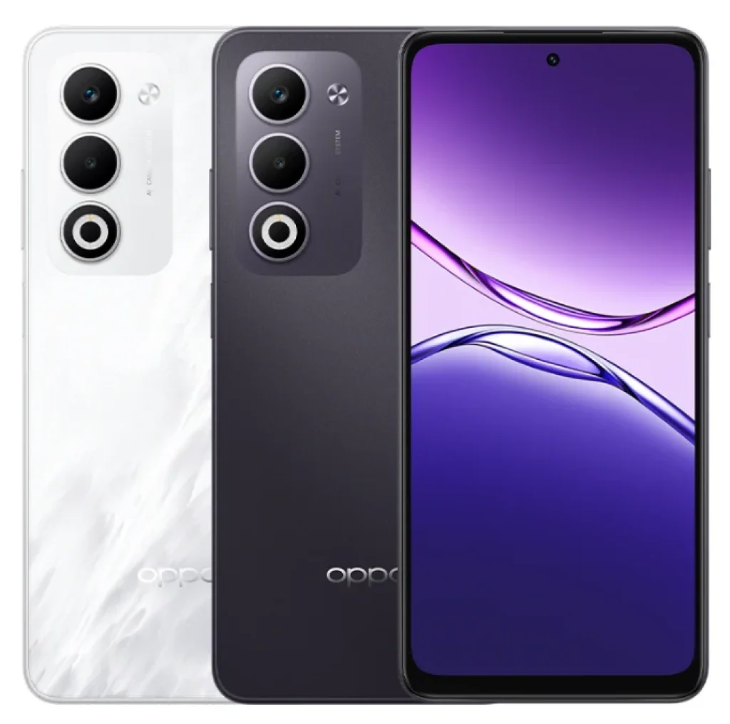 Smartphone OPPO A5 4G – 256GB 6GB RAM (+6GB virtual) Snapdragon 6s Gen1 6,67″ HD+ 50MP AI Câmera Bateria 6000mAh SuperVOOC 45W Android 15 Branco IP65