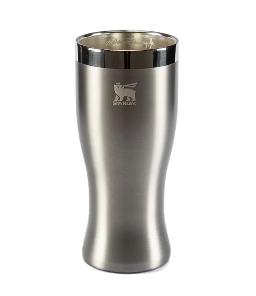 Stanley – Copo Térmico Pilsner, 444ml, Para Bebidas Frias ou Quentes, Stainless Steel
