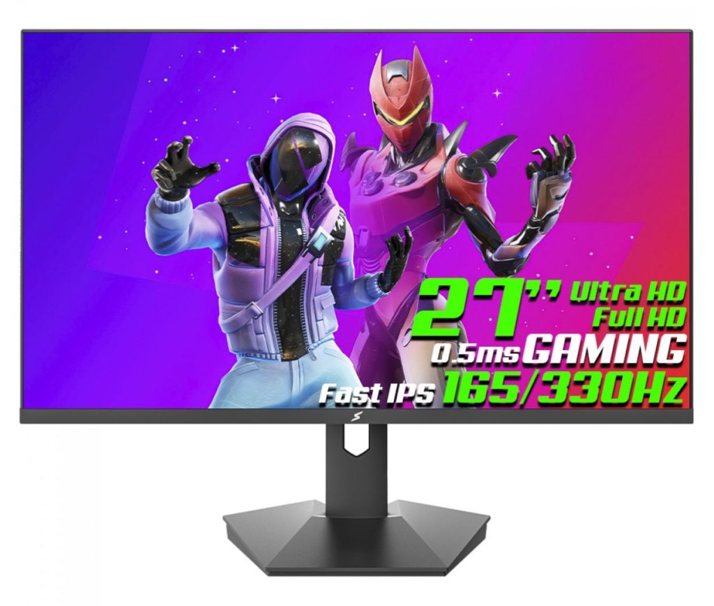 Monitor Gamer SuperFrame VisionX, 27 Pol, Dual Mode, 4K Ultra HD 165Hz / Full HD 330Hz, Fast IPS, 0.5ms, HDR, FreeSync/G-Sync, SFVXFB-27330-DM-PRO