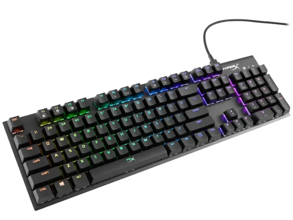 Teclado Mecânico Gamer USB HyperX Preto – Alloy FPS RGB