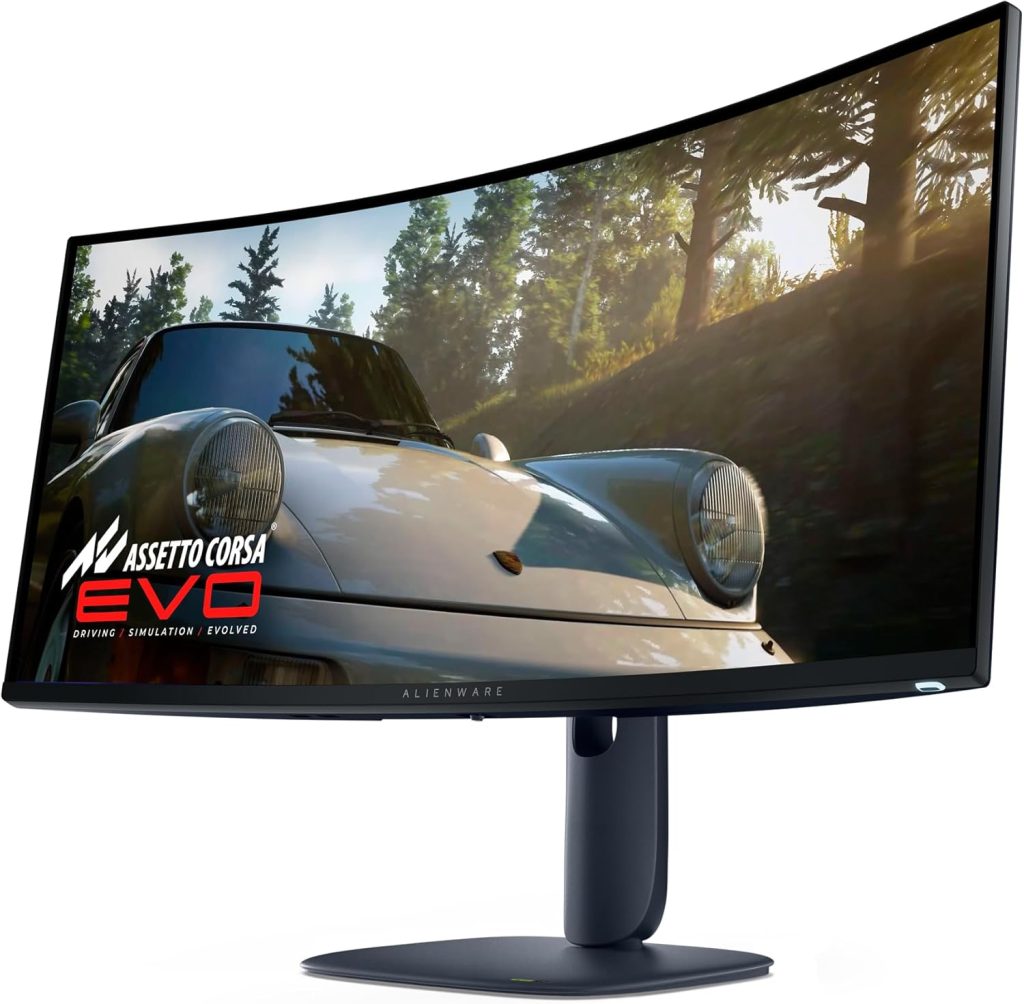Monitor Gamer Alienware 34″ WQHD (3440 x 1440) – 240Hz – QD-OLED Curvo Ultrawide 0,03ms – AW3425DW