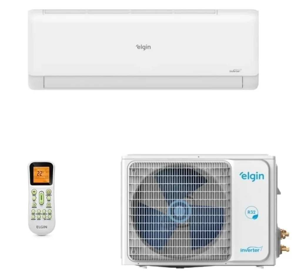Ar Condicionado Elgin Split Inverter Eco II 9000 BTUs Quente e Frio 220V R-32 Wi-Fi
