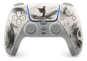 Controle sem fio DualSense® – Edição Limitada Ouro Ghost of Yōtei Preto – PlayStation 5