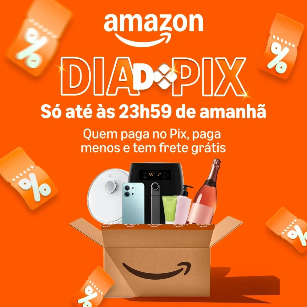Ofertas Amazon – Dia do Pix com até 15% OFF no Pix