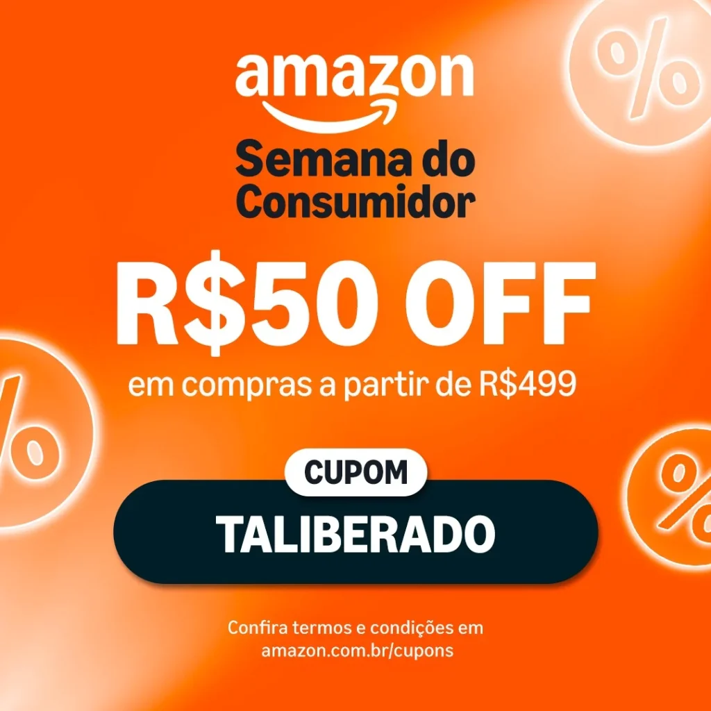 Cupom Amazon R$50 OFF em R$499