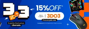 Cupom KaBuM! 15% OFF em Produtos Selecionados
