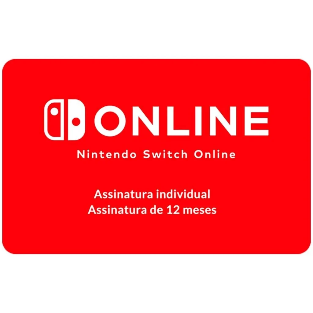 Gift Card Digital Nintendo Switch 12 Meses