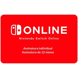 Gift Card Digital Nintendo Switch 12 Meses