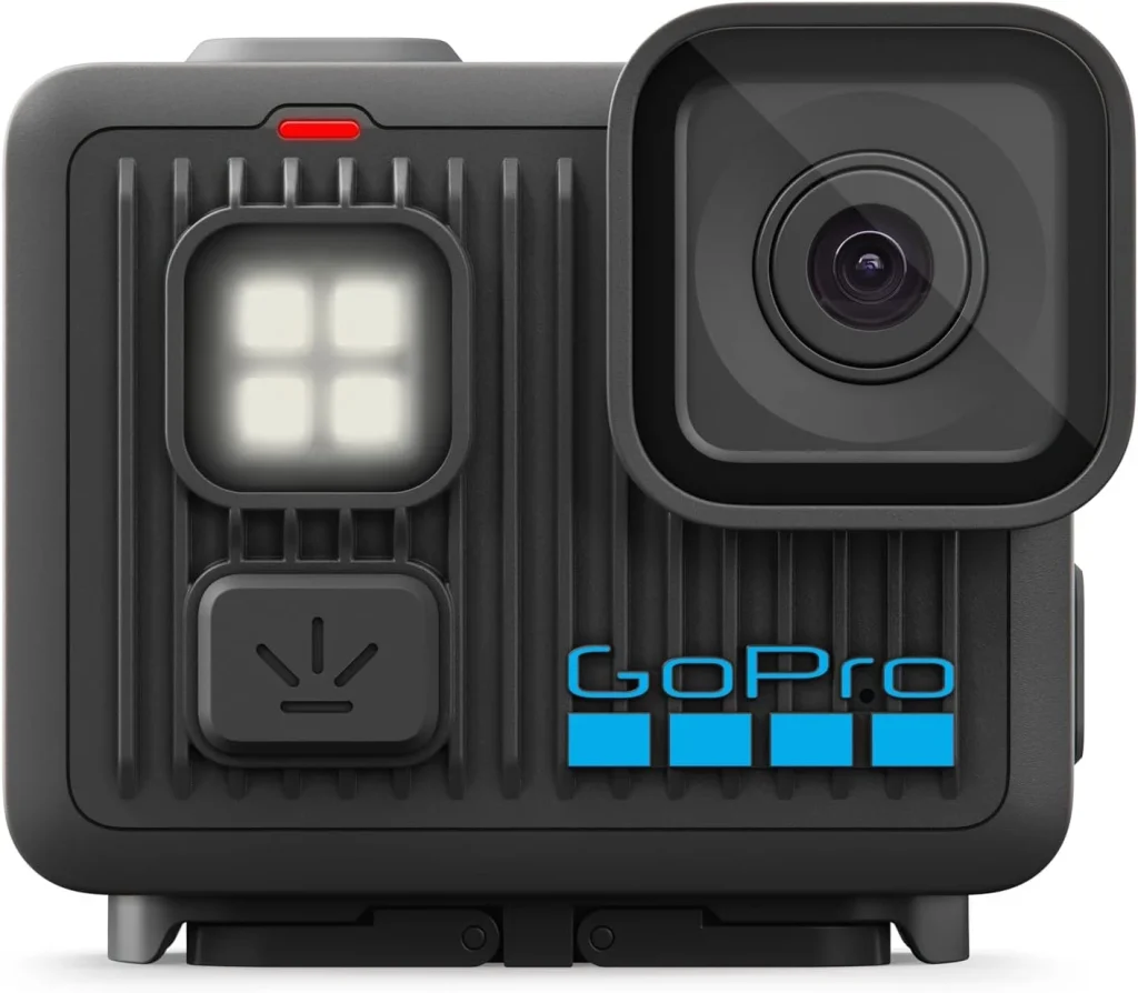 GoPro LIT HERO – Câmera de Ação Compacta à Prova d’água com Luz Integrada, Vídeo 4K60 Ultra HD, Foto de 12MP, Tela Sensível ao toque, Montagem Magnética,1/4-20 e Estabilização HyperSmooth