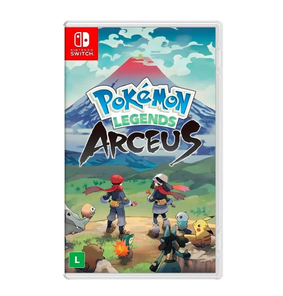 Jogo Pokémon Legends: Arceus, Nintendo Switch, Multijogador Disponível, Compatível com Switch 2