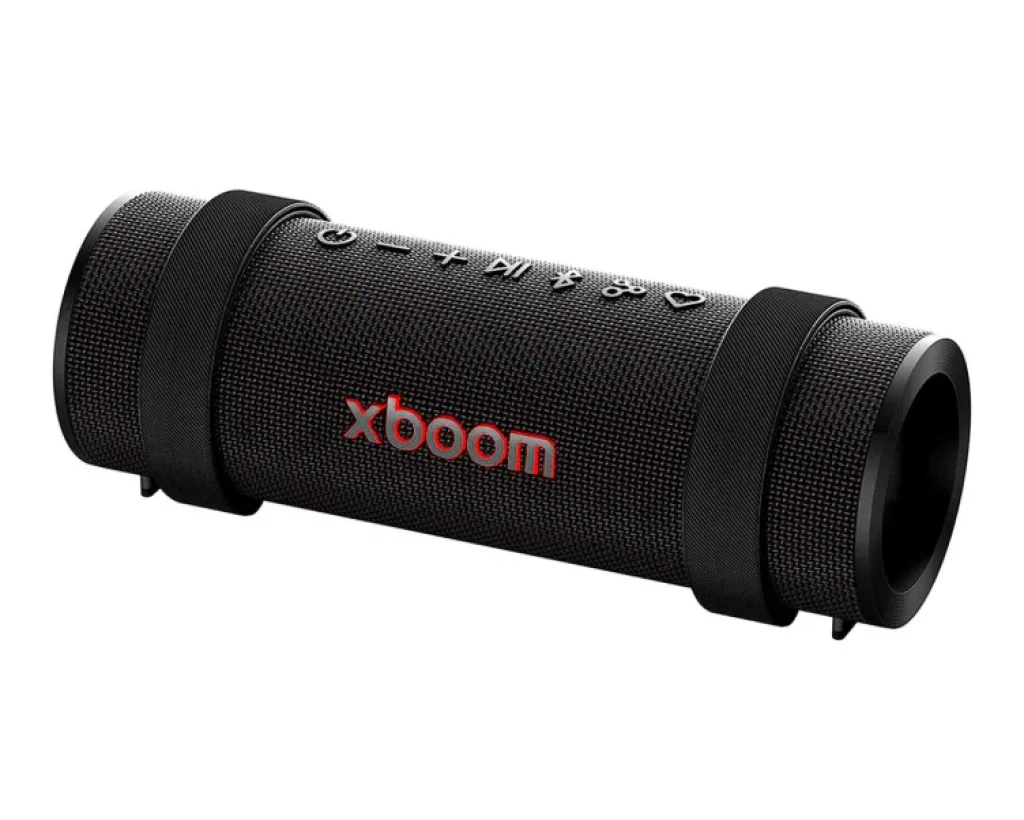 LG xboom Grab by will.i.am | Caixa de Som Bluetooth Portátil | Som AI | 30W RMS | 20 Horas de Bateria | IP67 e Durabilidade Militar