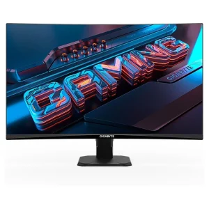 Monitor Gamer Curvo Gigabyte 27″, Full HD, 180Hz, 1ms, Curvo 1500R, VA, FreeSync Premium, HDR Ready, Preto – GS27FC-SA