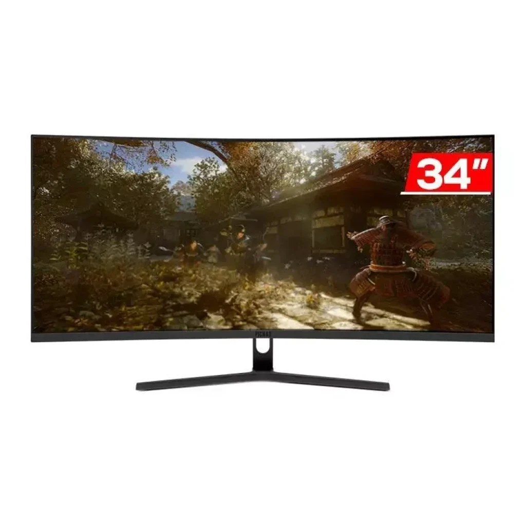 Monitor Gamer Pichau Nexus 34 Neo S, 34 Pol, VA, Ultrawide Curvo, WQHD, 1ms 165Hz – PG-NXS34NEOS-BL01