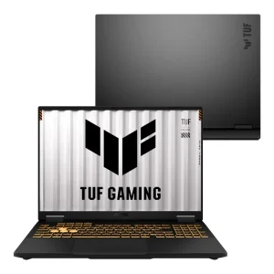 Notebook Gamer ASUS TUF Gaming F16 – Intel® Core™ i7 14650HX, RTX 5060 8GB 115W, 16GB RAM, SSD 512GB, 16″ FHD+ IPS 165Hz 100% sRGB, Dolby Atmos, W11, Jaeger Gray – FX608JMR-RV150W