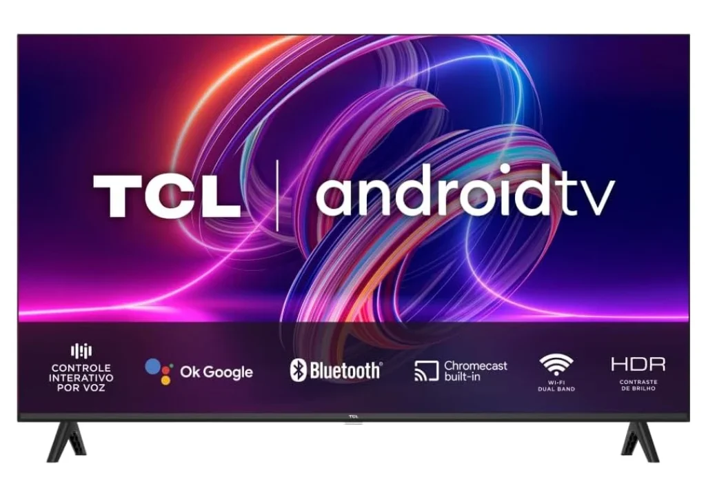 Smart TV 43” Full HD LED TCL Android Wi-Fi Bluetooth Google Assistente 2 HDMI 1 USB - 43S5400A
