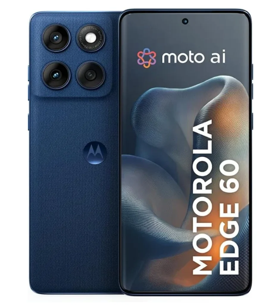 Smartphone Motorola Edge 60 5G 512GB 12GB RAM (+12 GB RAM Boost) Tela Quad-Curve moto AI 50MP Sony