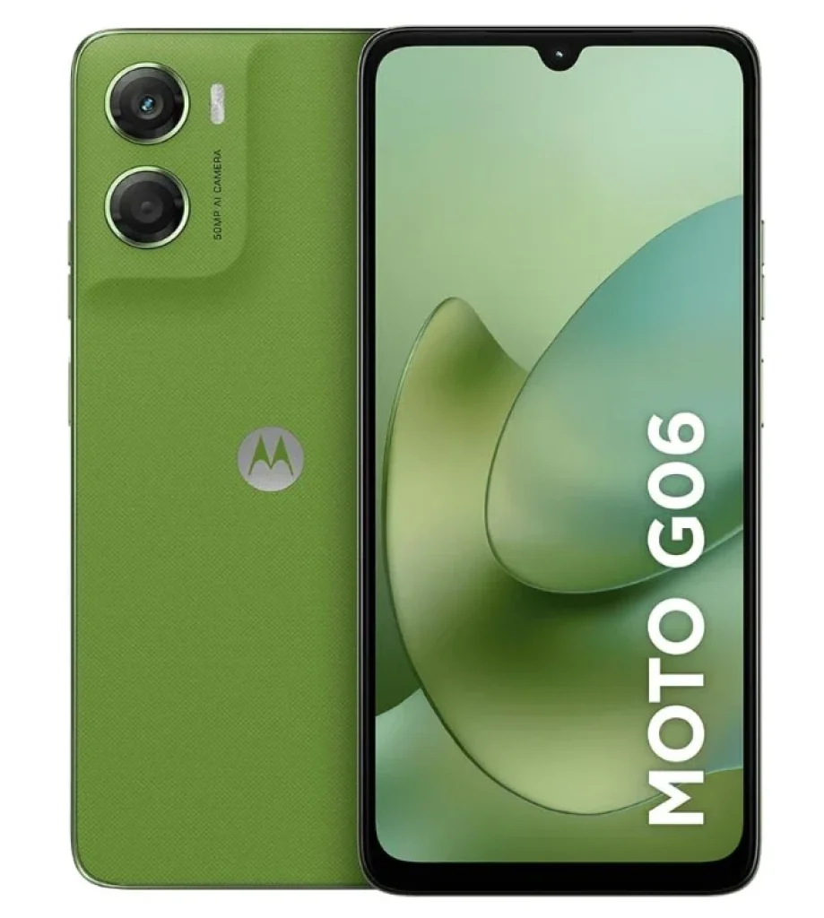 Smartphone Motorola Moto G06 4G – 256GB 12GB (4GB RAM + 8GB Boost) Tela 6.9″ Helio G81 2.0GHz Câmera 50MP Com AI Bateria De 5200 mAh
