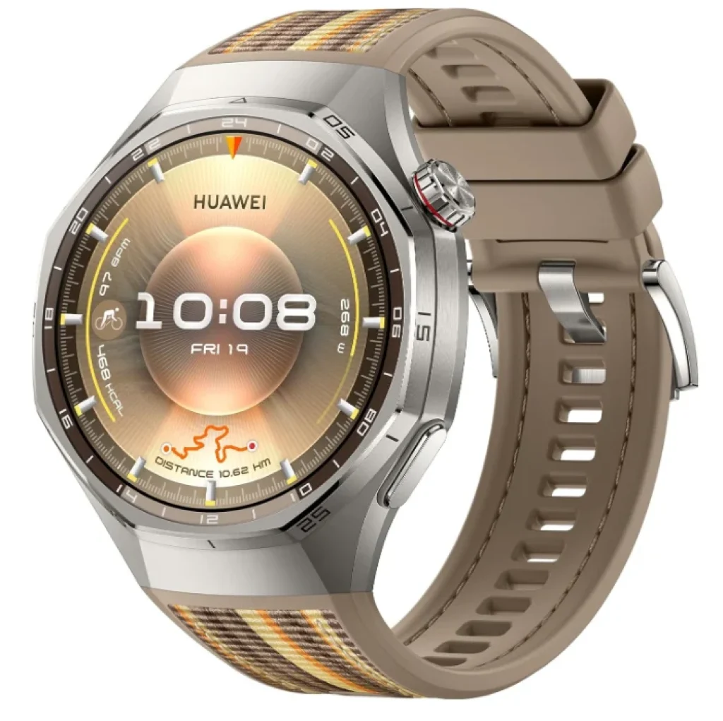 Smartwatch Huawei Watch GT6 Pro 46mm (Edição Especial – Pulseira de Tecido) – Sistema Avançado para Esportes Profissionais, Tela Cristal de Safira de 1,47″ com 3000 nits IP69/5ATM – ATUM-B29F
