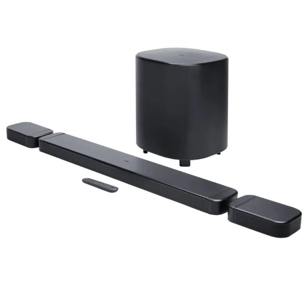Soundbar JBL Bar 800MK2, Bluetooth, 360W RMS, Subwoofer Sem Fio, 7.1 Canais e Dolby Atmos – JBLBAR800PROBLKBR