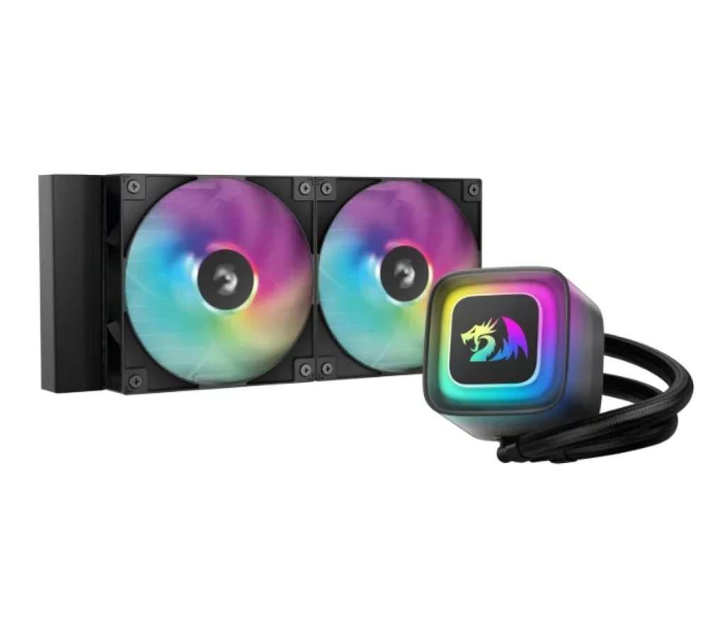 Water Cooler GamerStorm X Redragon LE240 RD Preto RGB R-LE240RD-BKAMMN-A-1
