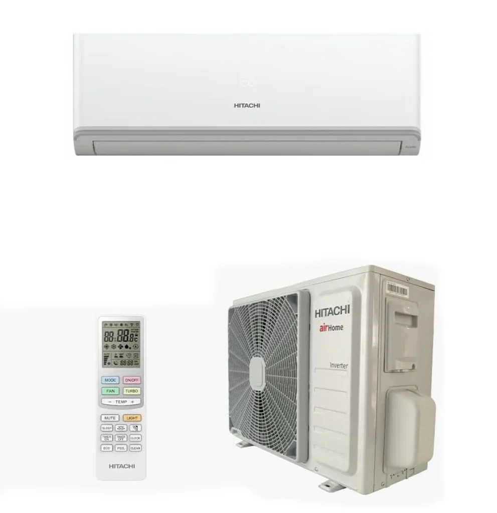 Ar Condicionado Split Hi Wall Hitachi AirHome 600 Inverter 18.000 BTUs Frio 220V R-32 Branco – RPK18C3IVF / SPK18C3IVF