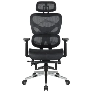 Cadeira Escritório Presidente Dr.Office, 120kg, Mesh Respirável, Braço Ajustável 3D, Regulagem de Altura