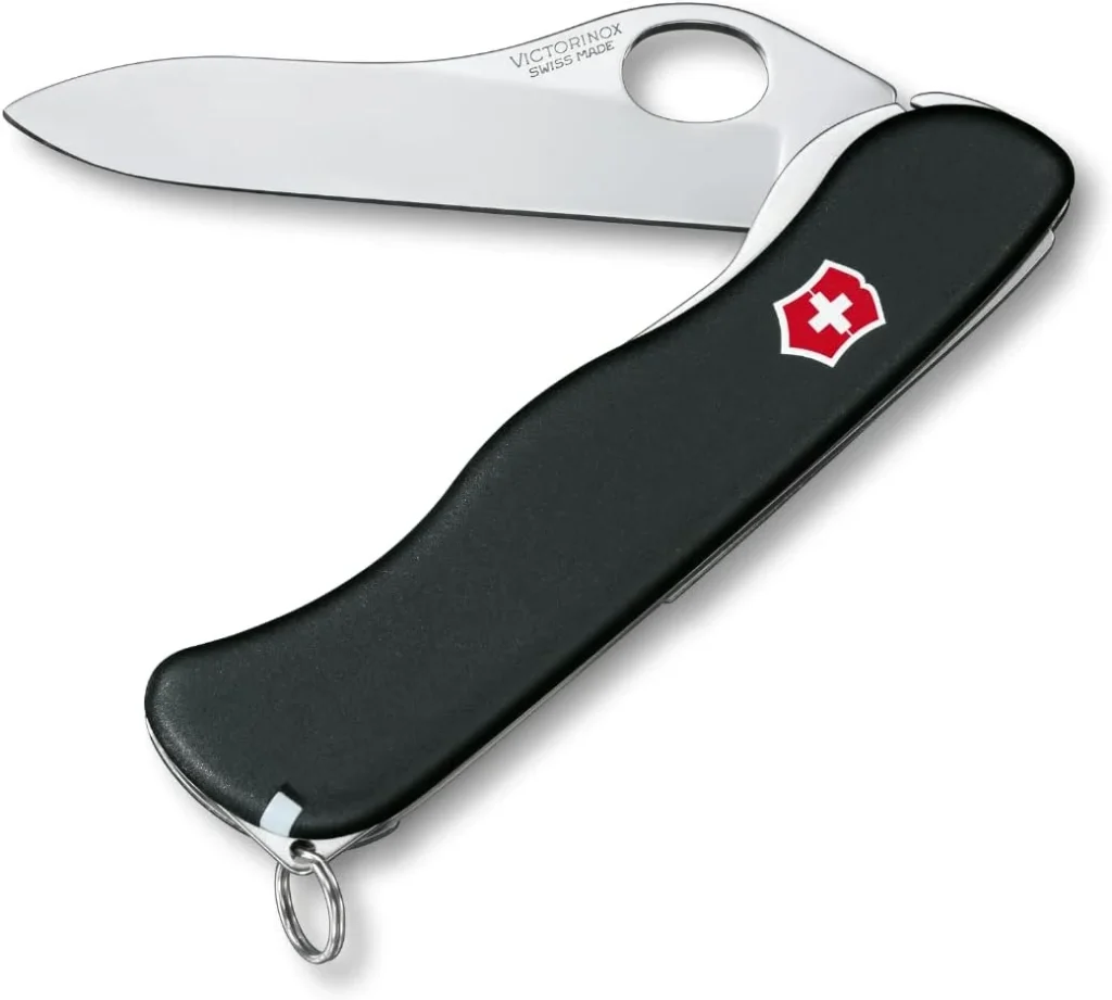 Canivete Victorinox Sentinel One Hand Clip, Preto, 5 funções