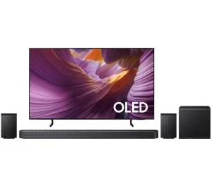 Combo Samsung AI TV 55″ OLED S85F 4K 120Hz – 55S85F + Soundbar Série Q Q930F, 580W, 9.1.4 Canais, Dolby Atmos – HW-Q930F