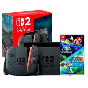 Console Nintendo Switch 2 + Jogo Super Mario Galaxy 1 & 2