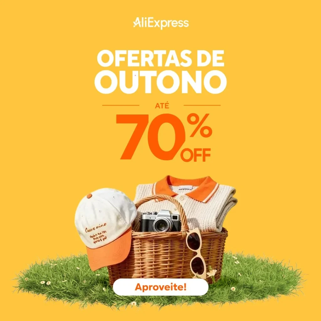 Cupons AliExpress Ofertas de Outono