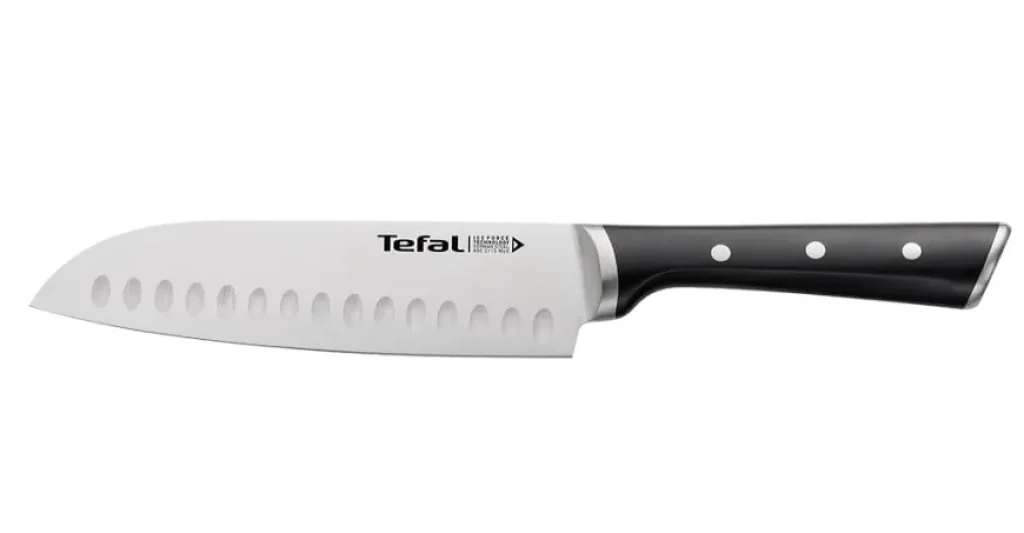 Faca Santoku Tefal 18cm Ice Force, Aço Inox Alemão