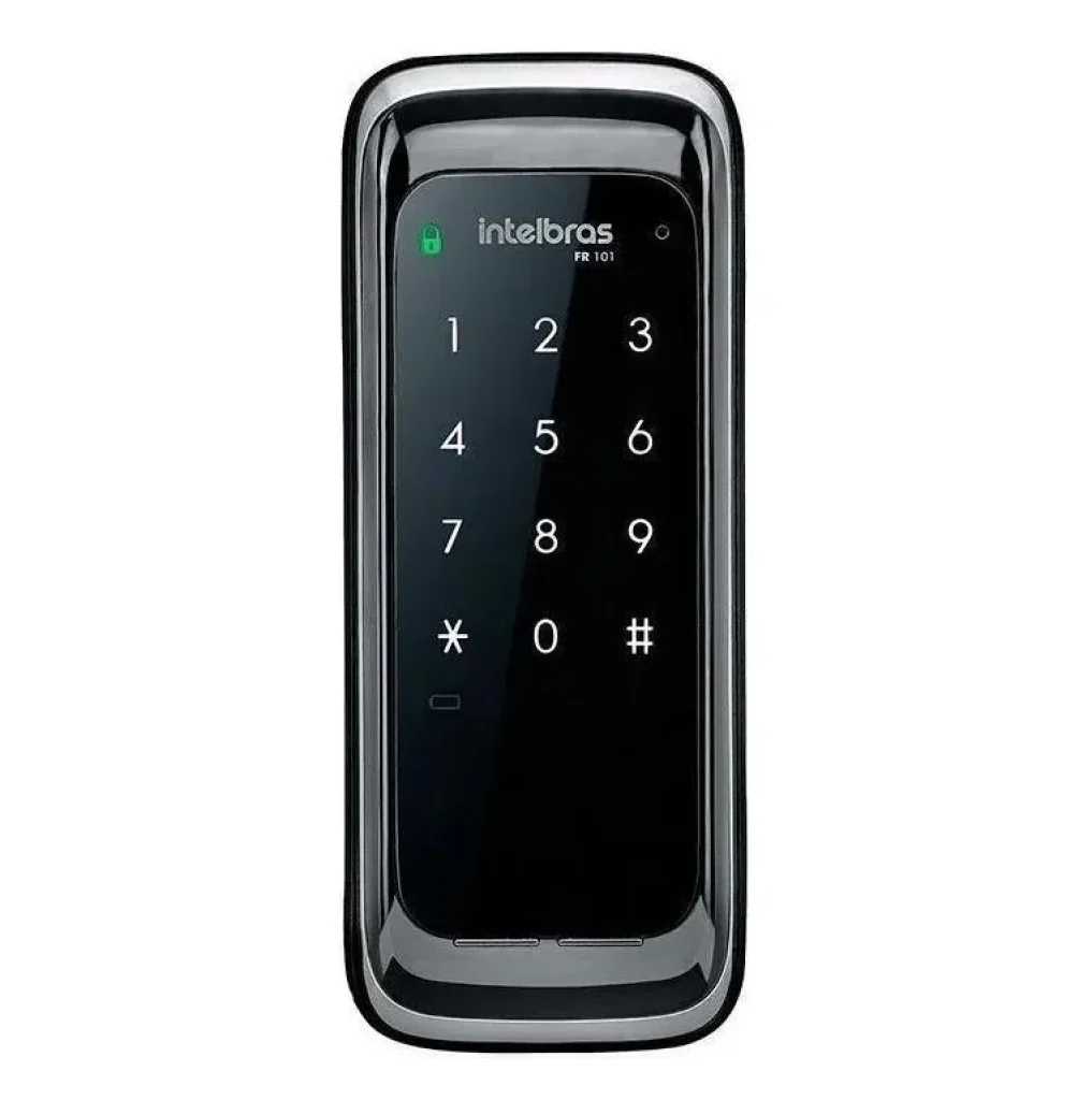 Fechadura Digital Intelbras FR101 Touchscreen Sobrepor Preto