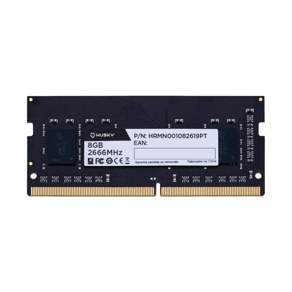 Memória RAM para Notebook Husky, 8GB, 2666MHz, DDR4, CL19 – HRMN001082619PT