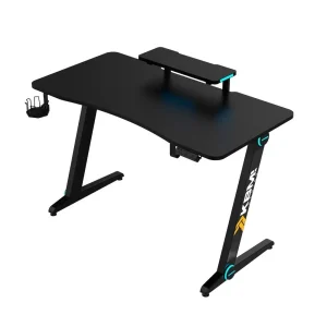 Mesa Gamer KBM! GAMING DG500, Preto, RGB 7 Cores, Até 80kg, Entrada P2 para Fone de Ouvido e Microfone, Bivolt – KGDG500PT