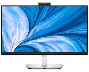 Monitor Dell 23.8″ C2423H Videoconferência Full HD IPS Displayport HDMI USB Ajuste de Altura e Inclinação