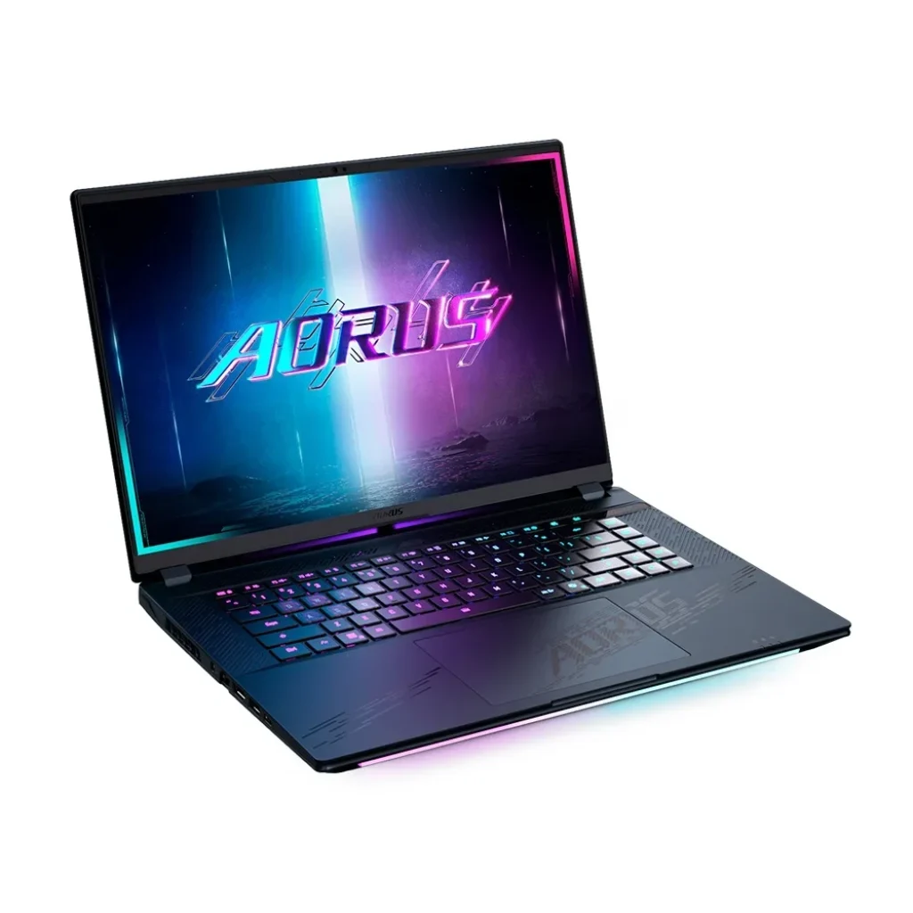 Notebook Gamer Gigabyte AORUS MASTER 16 – 16″ OLED QHD 240Hz, Ultra 9 275HX, 32GB, 1TB SSD, NVIDIA RTX 5080, W11 Home – BYHC5USE64SH